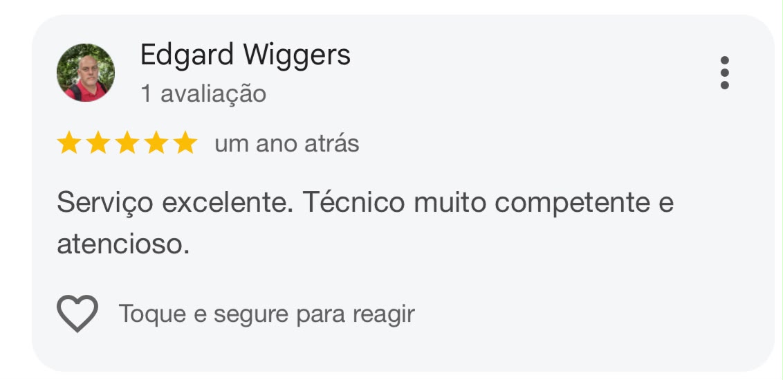 Avaliação de cliente da Love Dedetização no Google